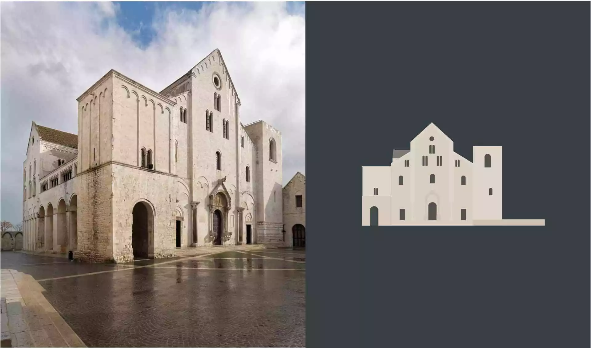 Illustrazione della Basilica di San Nicola