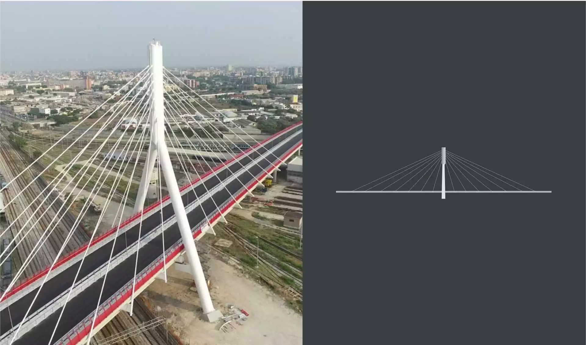 Illustrazione del Ponte Adriatico