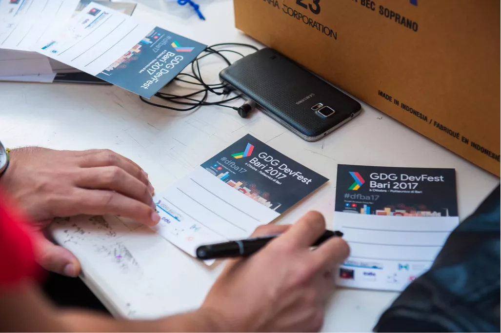 Badge GDG DevFest Bari