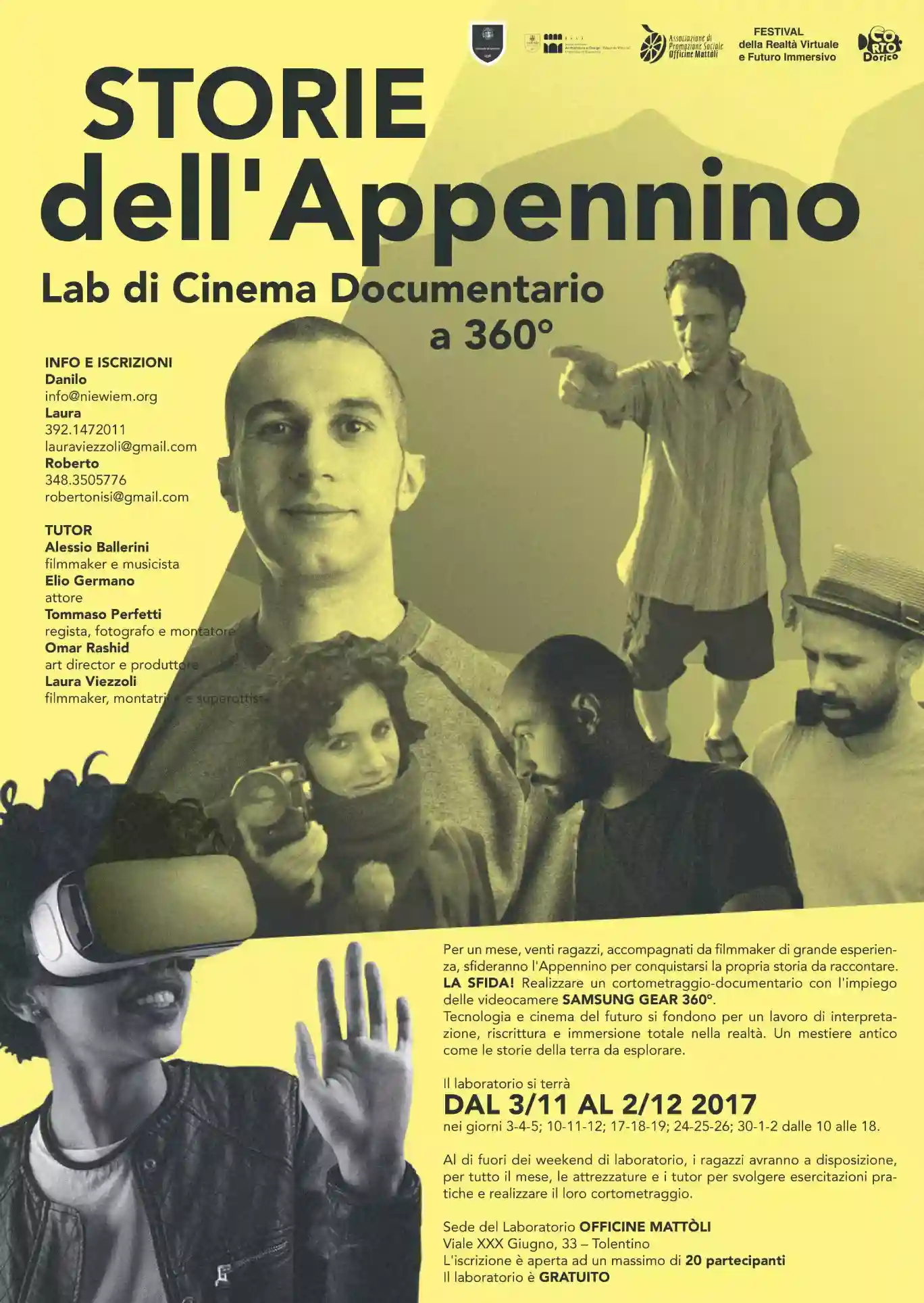 Manifesto del Lab. Storie dell'Appennino